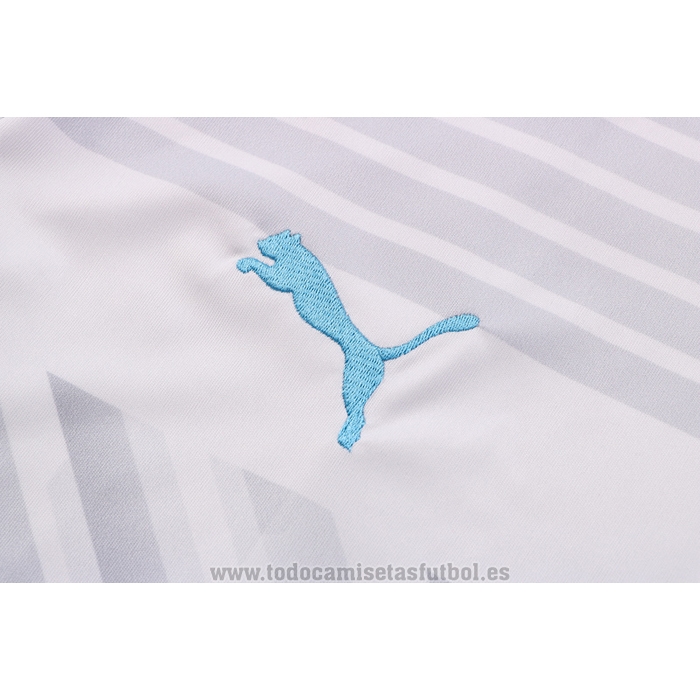 Chandal del Olympique Marsella Manga Corta 2022-2023 Gris